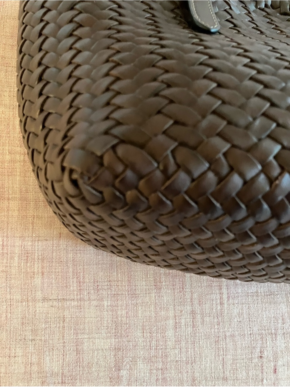 Coach Woven Swing Tote, in Maple - Picture 3 of 10